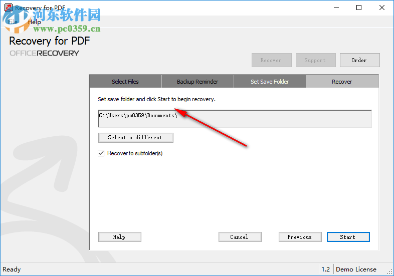 Recovery for PDF(pdf文件修復(fù)工具) 1.2.22190 官方版