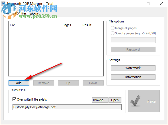 Mgosoft PDF Merger(PDF合并工具) 9.1.8 官方版