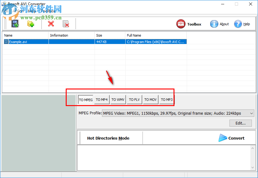 Boxoft AVI Converter(AVI格式轉(zhuǎn)換軟件) 1.0 官方版