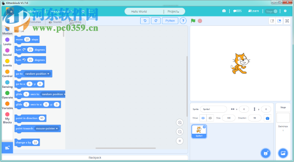 Kittenblock(機器人編程軟件) 1.8.4 官方版