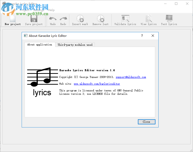 Karaoke Lyrics Editor(卡拉ok歌詞制作軟件) 1.6 官方版