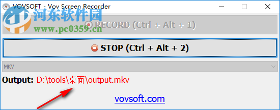 Vov Screen Recorder(免費錄屏軟件)