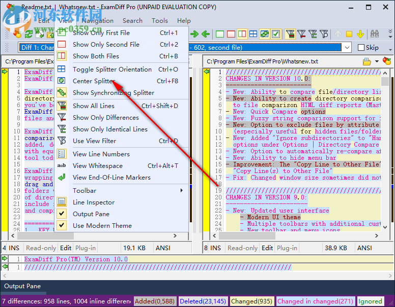 ExamDiff Pro(文件對比工具) 32/64位10.0.1.1 破解版