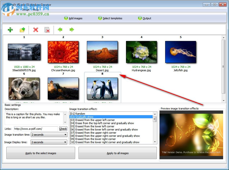 Boxoft Flash SlideShow Creator(Flash幻燈片制作軟件) 1.1 官方版