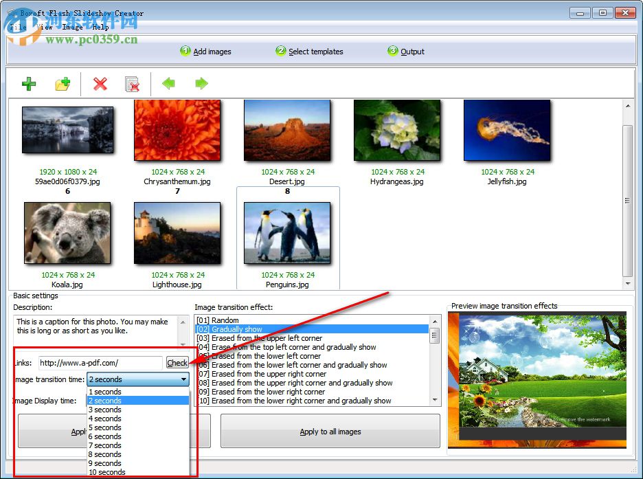 Boxoft Flash SlideShow Creator(Flash幻燈片制作軟件) 1.1 官方版