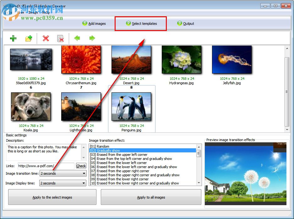 Boxoft Flash SlideShow Creator(Flash幻燈片制作軟件) 1.1 官方版