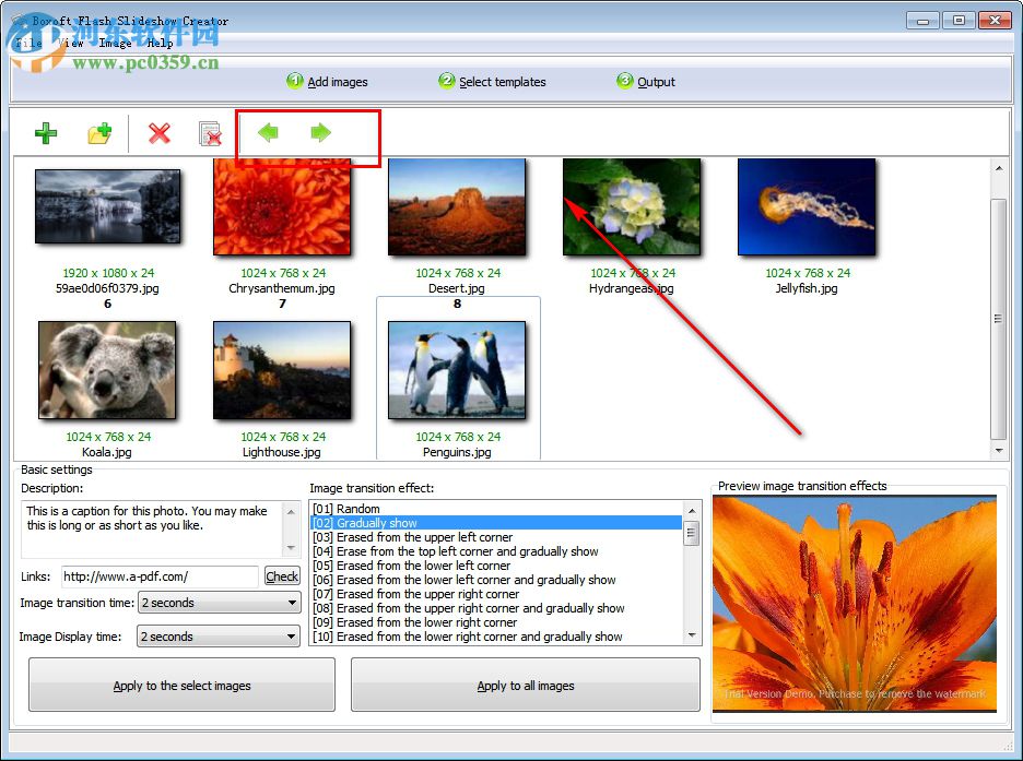 Boxoft Flash SlideShow Creator(Flash幻燈片制作軟件) 1.1 官方版