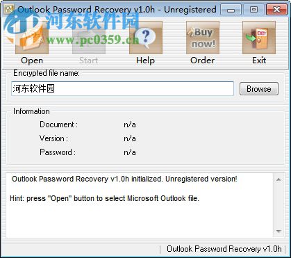 Outlook Password Recovery(Outlook密碼恢復(fù)軟件) 1.0H 官方版