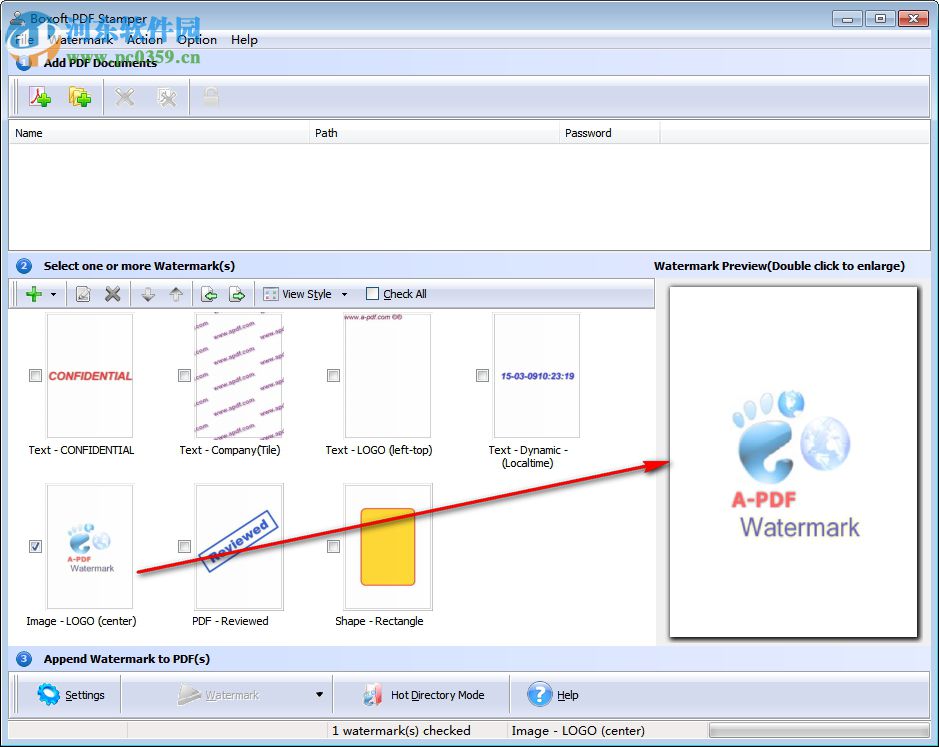 Boxoft PDF Stamper(PDF加水印工具) 3.1.0 官方版