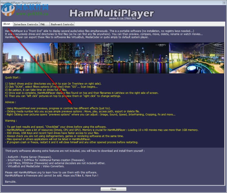 HamMultiPlayer多屏顯示軟件 1.0 綠色免費(fèi)版