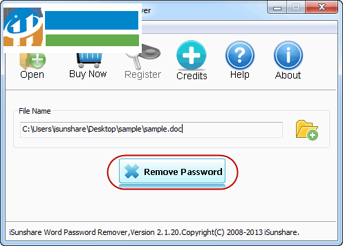 iSunshare Word Password Remover 2.1.20 官方版