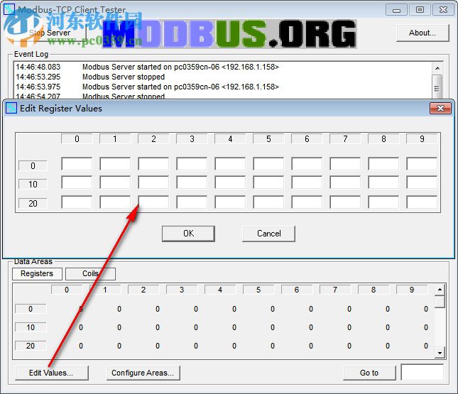 MODBUS-TCP Client Tester(從站仿真軟件) 1.0 官方版