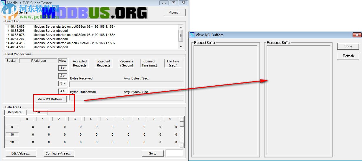 MODBUS-TCP Client Tester(從站仿真軟件) 1.0 官方版