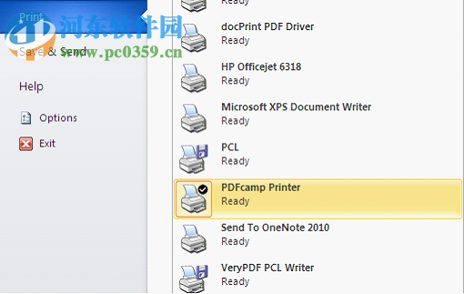 VeryPDF PDFcamp Printer(PDF虛擬打印機) 3.0 官方版