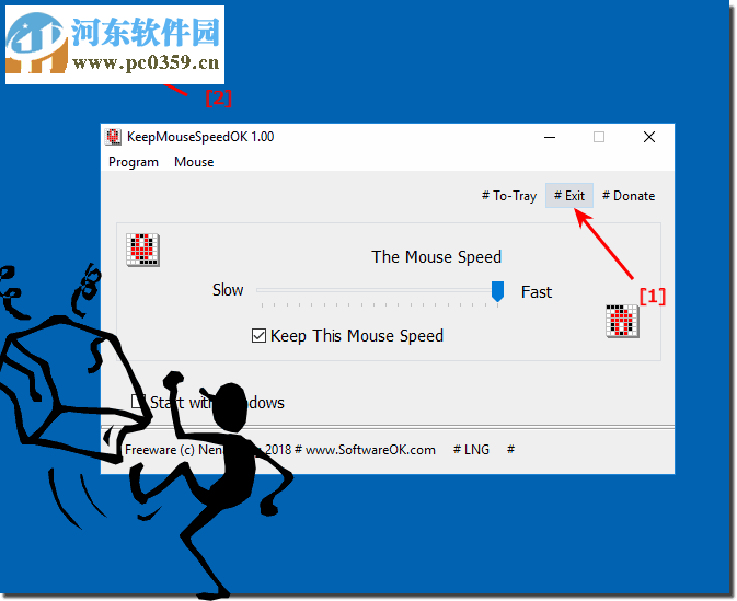 KeepMouseSpeedOK(固定鼠標(biāo)指針?biāo)俣裙ぞ?