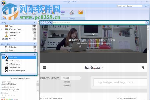 FontExplorer X Pro(字體管理工具) 3.5.3 破解版