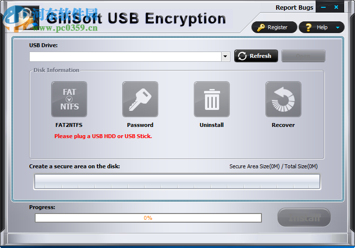 GiliSoft USB Stick Encryption(U盤加密工具) 6.1.0 免費中文版