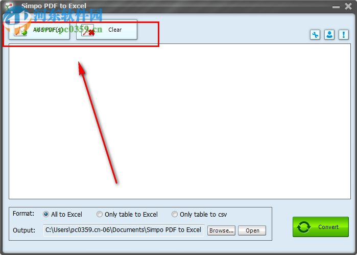 Simpo PDF to Excel(PDF轉(zhuǎn)Excel轉(zhuǎn)換器) 1.5.1.0 官方版