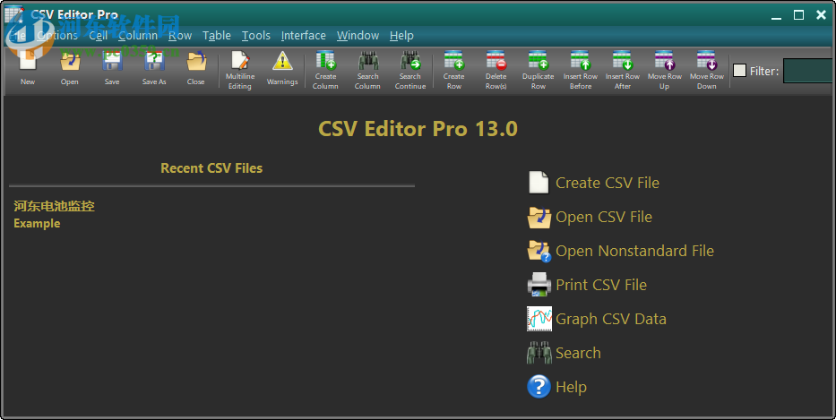 Gammadyne CSV Editor(CSV編輯器) 13.0 破解版