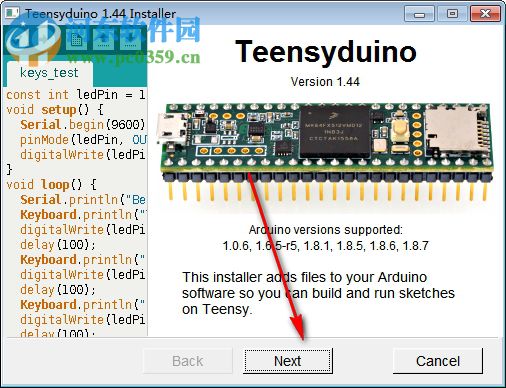 Teensyduino(燒錄軟件) 1.44 官方版