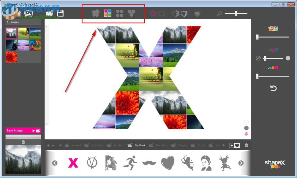 ShapeX(照片拼貼軟件) 1.2 官方版