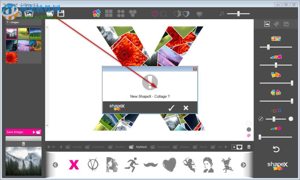 ShapeX(照片拼貼軟件) 1.2 官方版