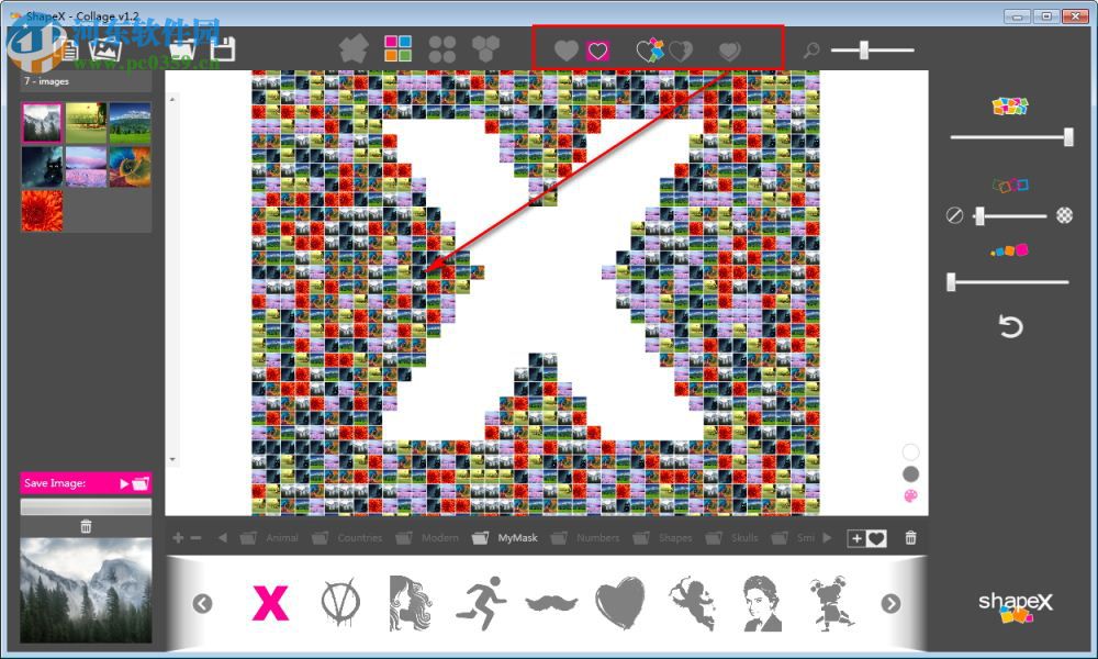 ShapeX(照片拼貼軟件) 1.2 官方版