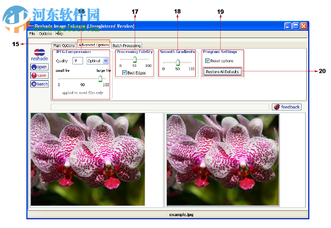 reshade image enlarger(圖片無(wú)損放大軟件) 3.0 破解版