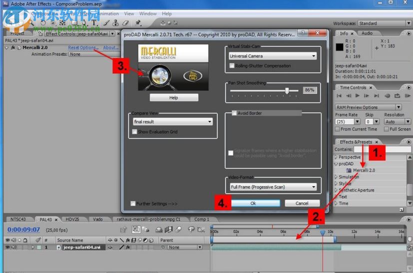 ProDAD Mercalli(影片抖動(dòng)穩(wěn)定插件) 4.0.458 中文注冊(cè)版