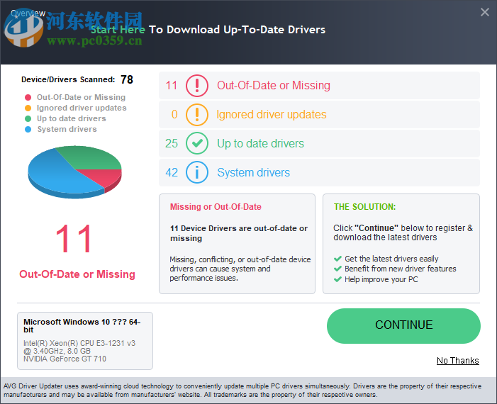 AVG Driver Updater(硬件驅(qū)動(dòng)更新軟件) 2.5 官方版