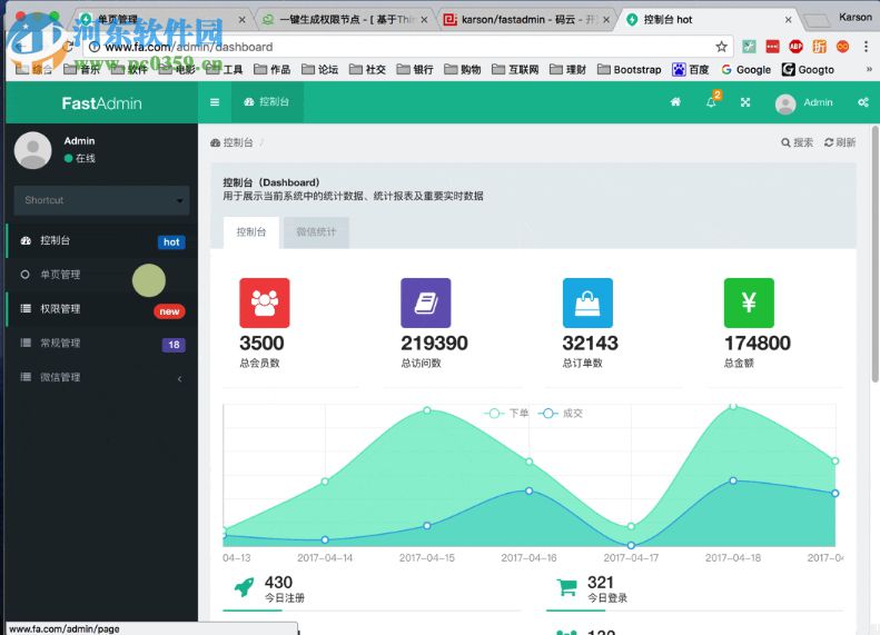 FastAdmin(后臺(tái)開發(fā)框架) 1.0.0.20190510 官方版