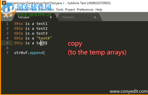 ConyEdit(文本編輯器插件) 1.1.1 免費(fèi)版