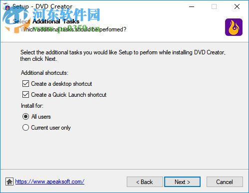 Apeaksoft DVD Creator(DVD制作工具) 1.0.8 免費版