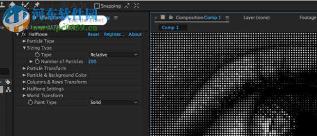 Halftone(AE半色調(diào)效果插件) 1.0 免費(fèi)版