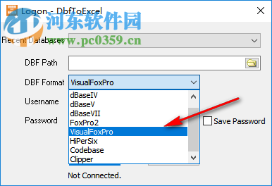 DBF文件轉(zhuǎn)換成excel工具(DbfToExcel) 1.2 官方版