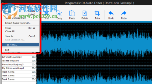 Program4Pc DJ Audio Editor(DJ音頻編輯器) 7.3.0 中文免費(fèi)版