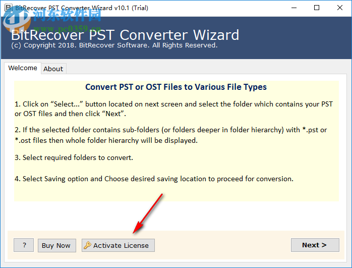 pst格式轉(zhuǎn)換工具(BitRecover PST Converter Wizard)