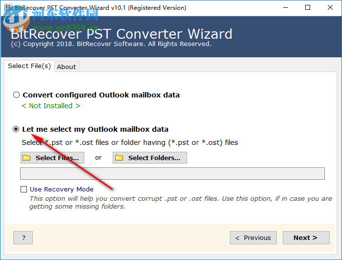 pst格式轉(zhuǎn)換工具(BitRecover PST Converter Wizard)