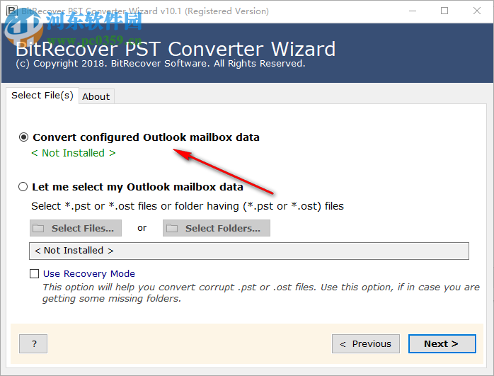 pst格式轉(zhuǎn)換工具(BitRecover PST Converter Wizard)