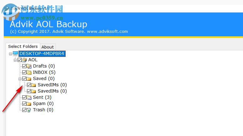 Advik AOL Backup(AOL郵件備份工具) 3.1 免費(fèi)版