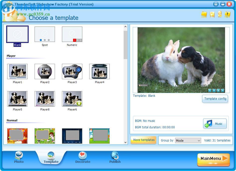 ThunderSoft Slideshow Factory 4.5.0 官方版