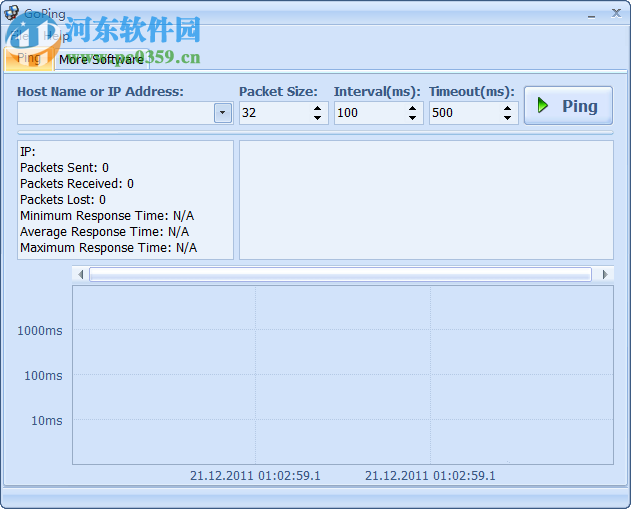 GoPing(圖形化的ping測試工具) 1.0 綠色版