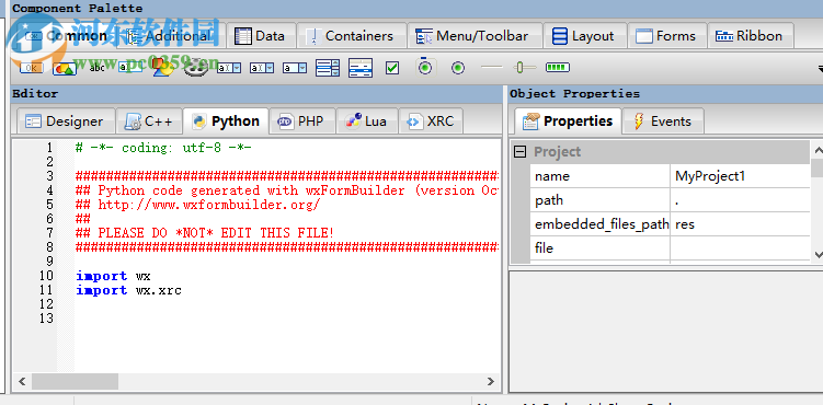 wxFormBuilder(界面編輯設(shè)計(jì)工具) 3.9 免費(fèi)版