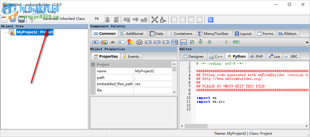 wxFormBuilder(界面編輯設(shè)計(jì)工具) 3.9 免費(fèi)版