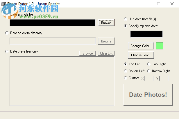 Photo Dater(照片添加日期軟件) 1.2 免費版