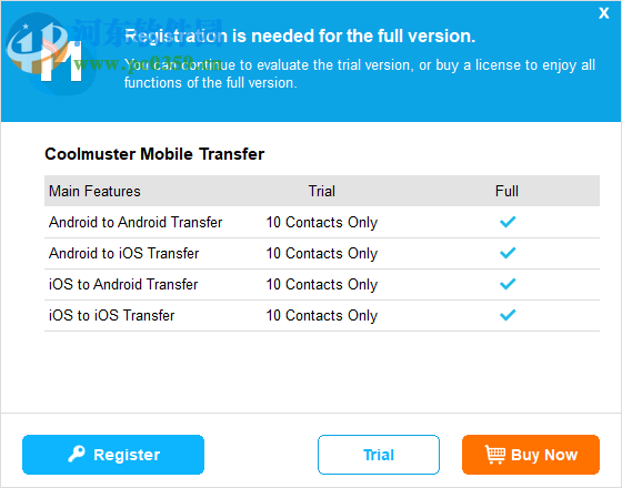 Coolmuster Mobile Transfer(手機(jī)數(shù)據(jù)轉(zhuǎn)移工具) 2.0.7.6 官方版