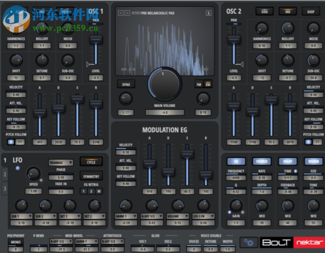 Nektar Bolt(虛擬諧波合成器) 1.0 官方版