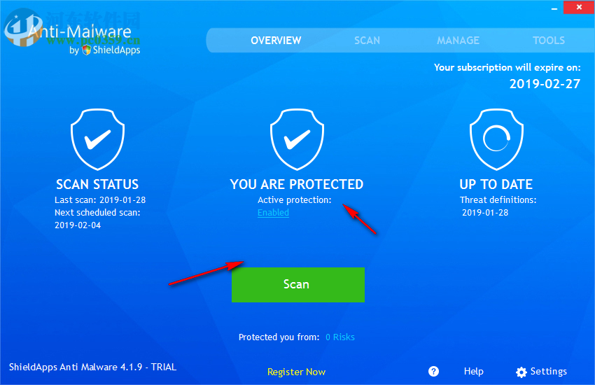 ShieldApps Anti-Malware(反惡意安全軟件) 4.1.9 官方版