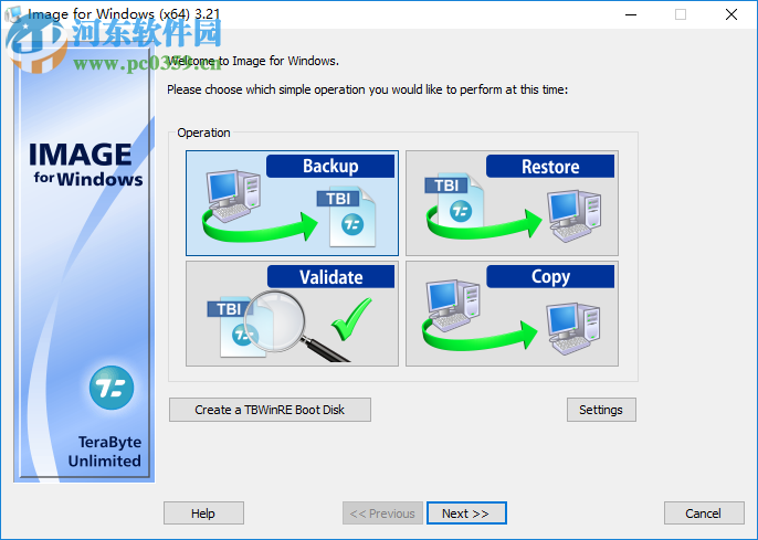 TeraByte Drive lmage Backup(系統(tǒng)備份還原工具) 3.21 免費(fèi)版