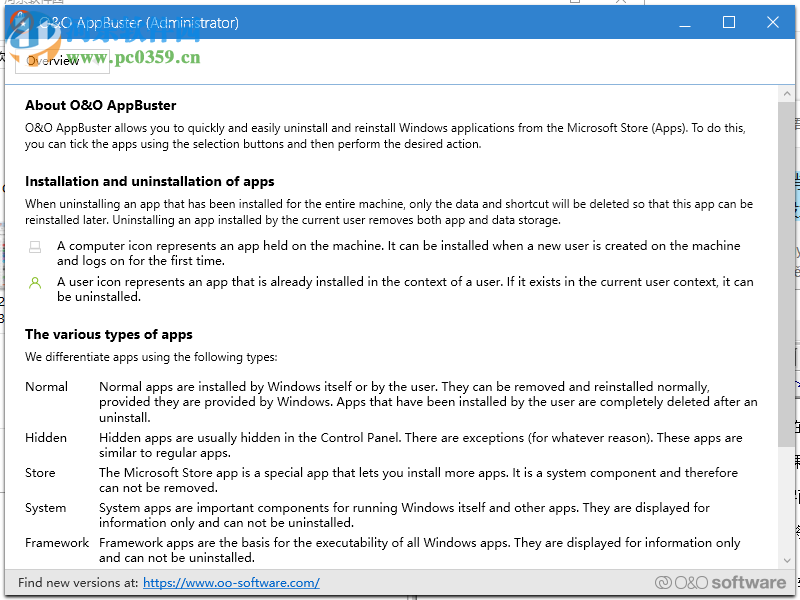 O&O AppBuster(win10應(yīng)用刪除軟件) 1.0.1338 官方版